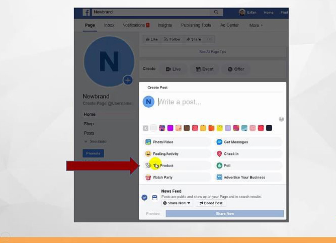 ایجاد فروشگاه اینستاگرام