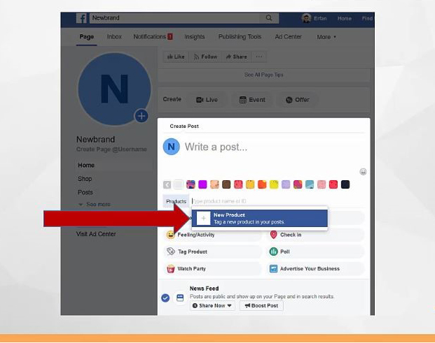 ساختن فروشگاه در اینستاگرام