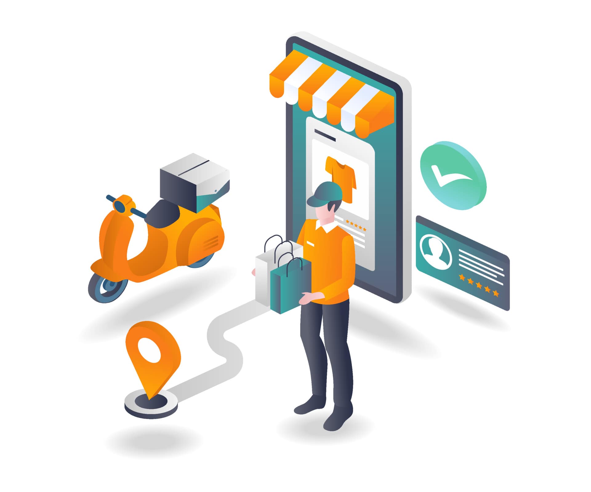 ارسال کالا در فروشگاه اینترنتی